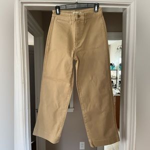 Madewell Tall Slim Emmett Wide-Leg Crop Pants